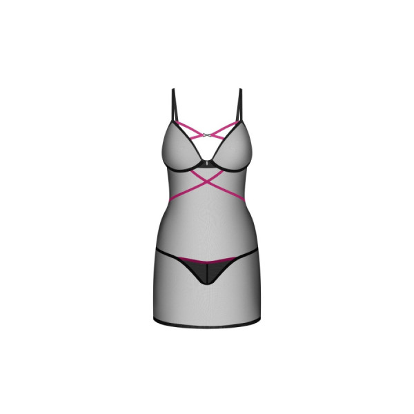 Novenes nuisette et string - Noir